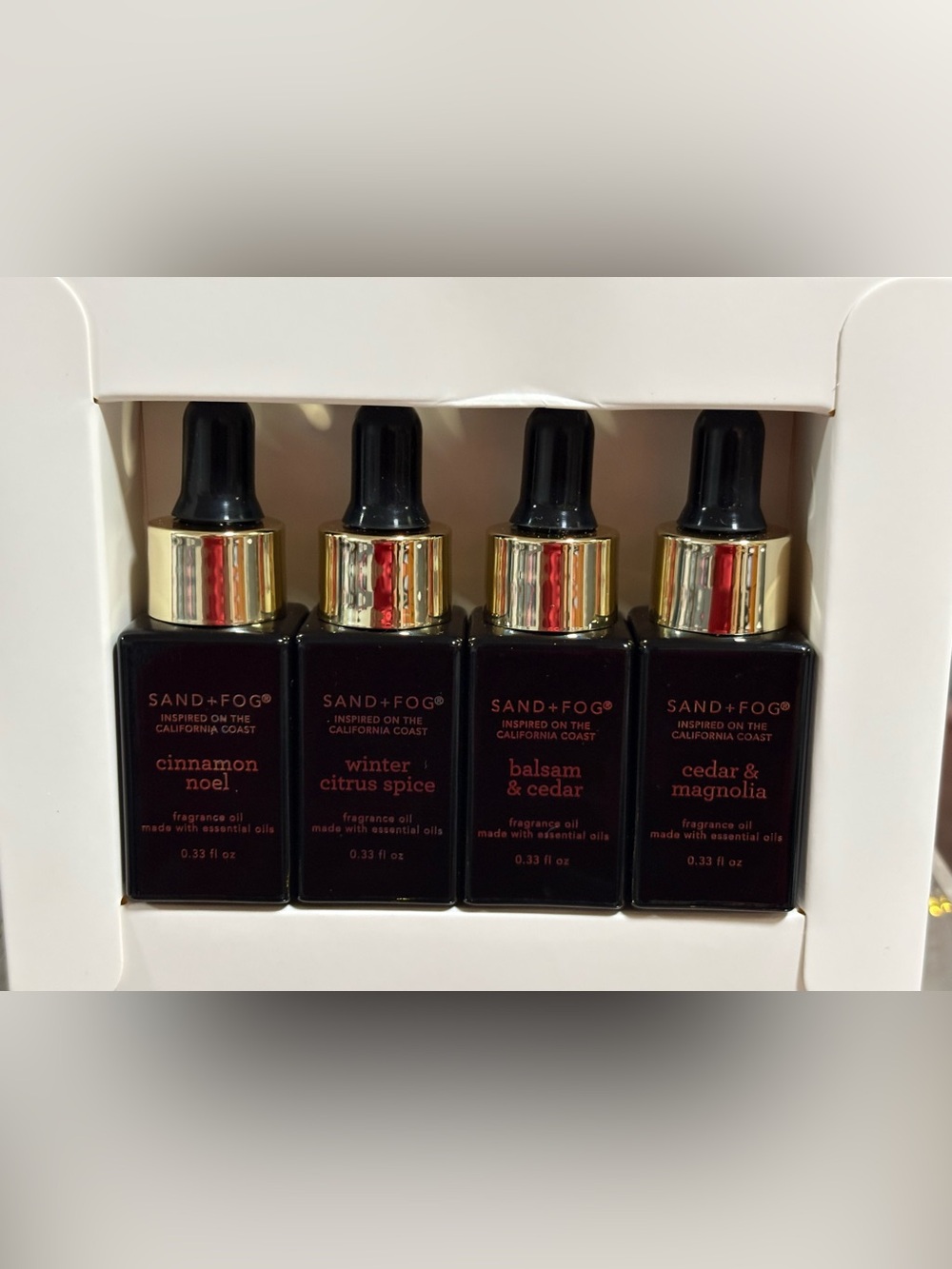 Sand + Fog Fragrance Diffuser Oils
Inspired on the California Coast, 4 Scents - Picture 8 of 10